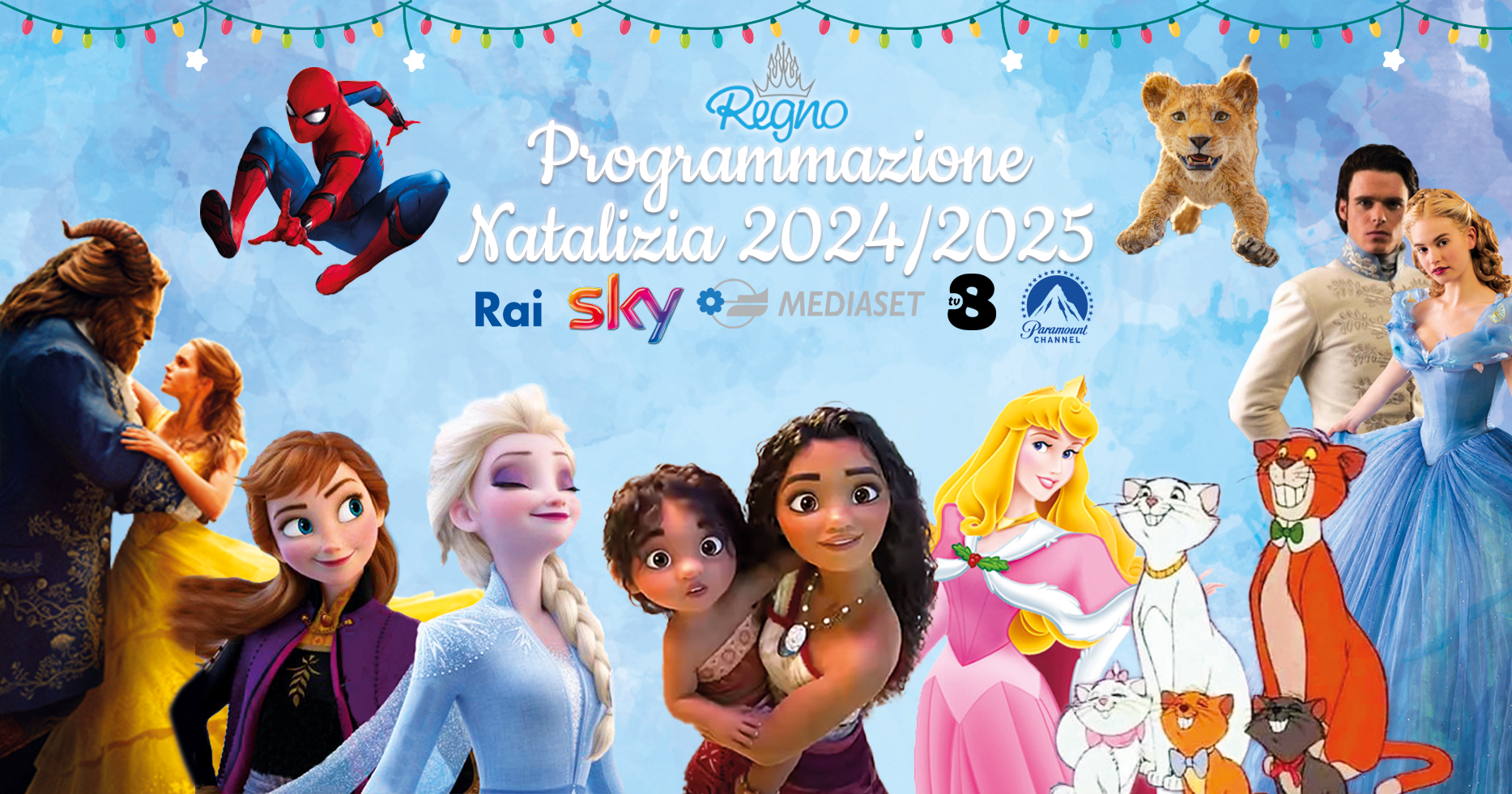 programmazione natalizia 2025 Disney